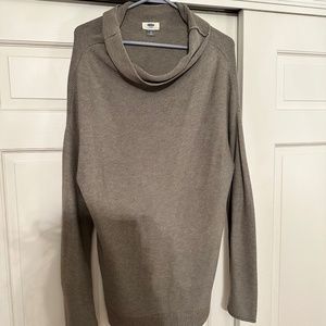 Grey cow neck sweater
